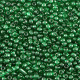 Glass seed beads 11/0 (2mm) Transparent agata green